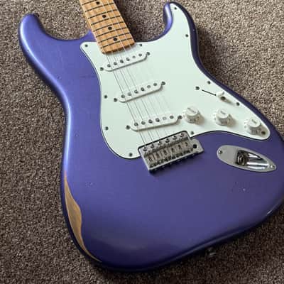 Fender Vintera Road Worn Mischief Maker Stratocaster 2021 - Metallic Purple image 6