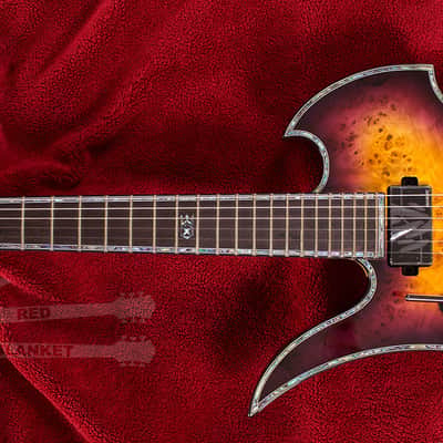 B.C. Rich Mockingbird Extreme Exotic with Floyd Rose Left Hand EXMGFRPHLH 2020 Purple Haze image 2