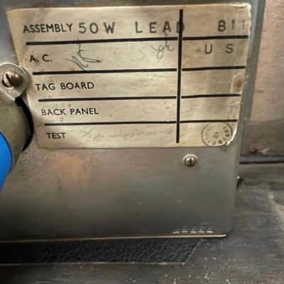 1974 Marshall JMP 50 MKII Guitar Amplifier Head - Metropoulos Rebuild Master Volume image 7