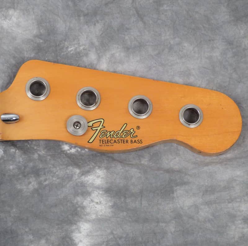 Fender Telecaster Bass Neck 1972 Natural ~ Vintage Fretless Bass Neck ~Vintage Parts image 1