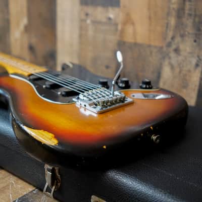 Fender Stratocaster 1977 Sunburst Modified Super Strat HHH Kahler w/ OHSC image 14