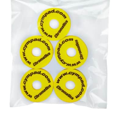 Cympad Chromatics Premium Foam Yellow Cymbal Felts 5 Pack CYM CS15/5-Y image 3