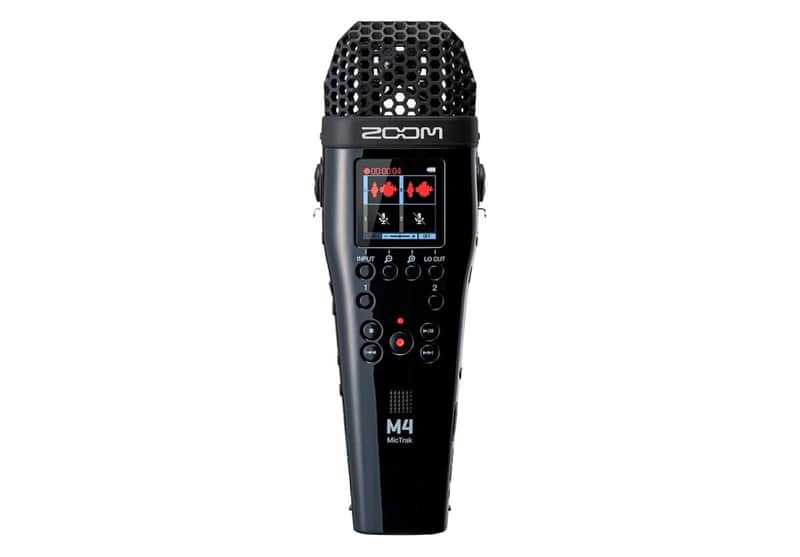 Zoom M4 MicTrak Handheld Recorder for Musicians, Podcasters & Filmmakers with X/Y Microphones, 2 XLR/TRS Inputs, 4 Tracks of 32-Bit Float Recording, & USB Audio Interface image 1