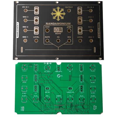 Synthrotek Nandamonium PCB and Panel - Eurorack image 1