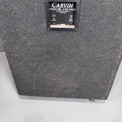 Carvin RL 118 Red Line Series 600 Watt Bass Cab, W/Wheels (Used) image 5