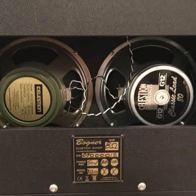 Bogner 2x12 Cabinet Tolex / Wheat Grill image 3