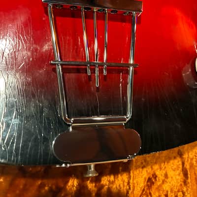 Vintage Eko Modello 100 Archtop 1960's Redburst - Italian Made image 7