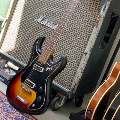 Teisco Mosrite/ Univox/Burns 1960's Made in Japan 1960s Sunburst image 16