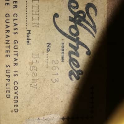 Hofner Verithin 1963 with Bigsby *Open to offers* image 2