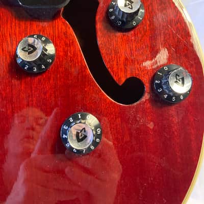 Guild - SF4 Starfire IV Electric Guitar 1990's - Transparent Red image 5