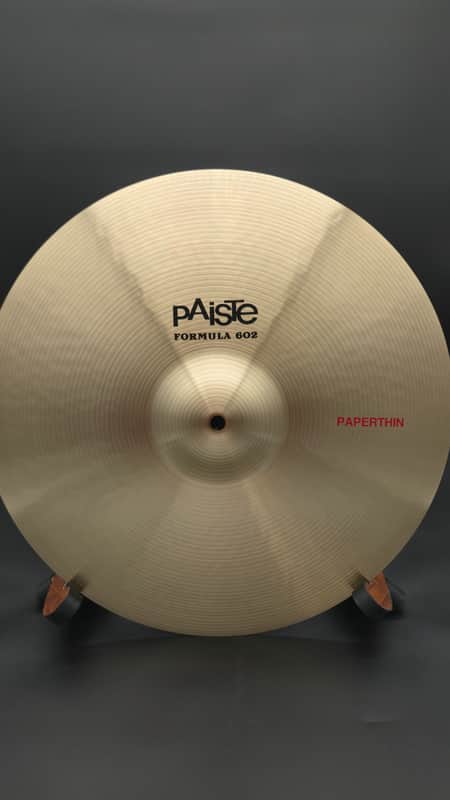 Paiste Formula 602 - 16" Paper Thin Crash image 1