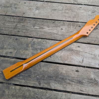 Fatboy wide 2 1/4 heel 21 T neck Rosewood on Mahogany Guitar Neck image 10