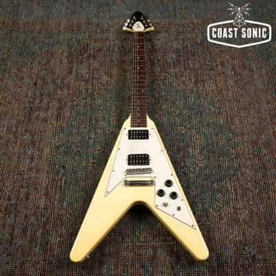 1993 Gibson Flying V '67 Reissue Alpine White w/ Case image 2