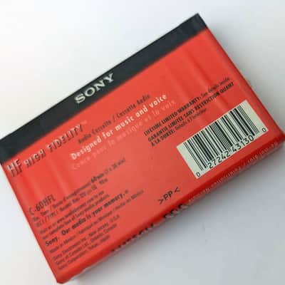 Sony C60HFL HF High Fidelity Type 1 Audio 60 Minutes Blank Cassette Tape - Sealed - Brand New image 3