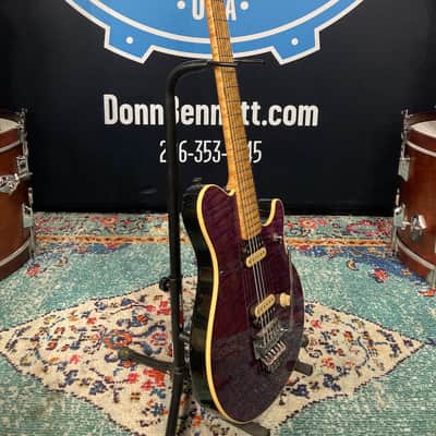 Music Man Brad Whitford’s Gift From Eddie Van Halen, Aerosmith, EVH (#127) 1991 Purple image 17