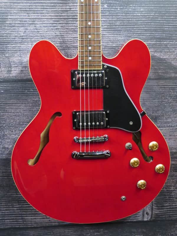 Tokai ES60, Semi Hollow Electric Guitar, ES-335 Style, Cherry Red