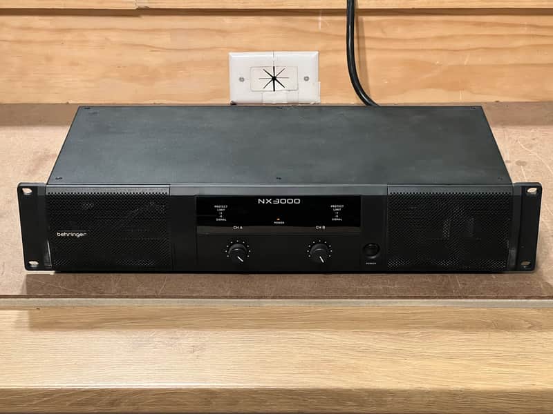 Behringer NX3000 Power Amplifier 2018 - Black image 1