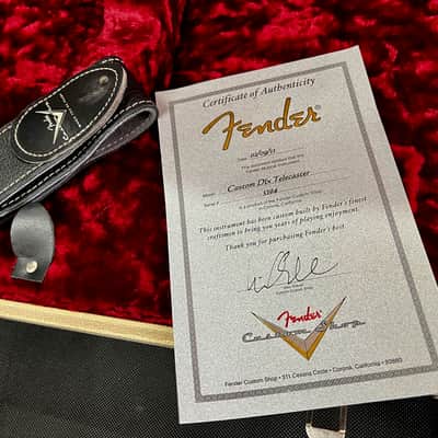 Fender Telecaster Custom Shop Dakota Red Custom Deluxe 5A Flame 2011 - Dakota Red image 24