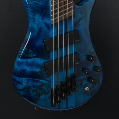 Spector NS Dimension 5 Multi Scale - Black & Blue Gloss image 3