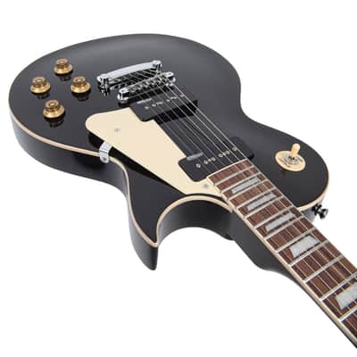 Vintage V100P ReIssued Electric Guitar ~ Boulevard Black image 10