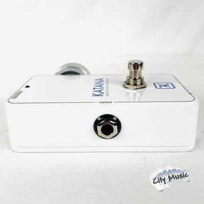 Used Keeley Katana Clean Boost Guitar Effects Pedal Throwback White Edition ♫ image 7