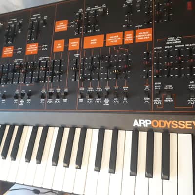Korg ARP Odyssey Rev3 37-Slim Key Duophonic Analog Synthesizer 2015 - Present - Black/Orange