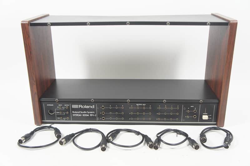[SALE Ends June 12] Roland SYSTEM-100M 191-J 5Unit Module Rack Modular Analog Synthesizer w/ 5 Cables image 1