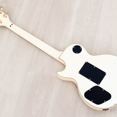1987 Burny LC-100YS Yasu Signature Vintage Guitar Snow White w/ Tremolo & Case, Japan Fernandes image 13