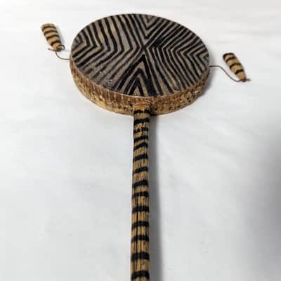 Tic Tac Hand Drums, Spin or Monkey Drum - Made In Kenya image 6
