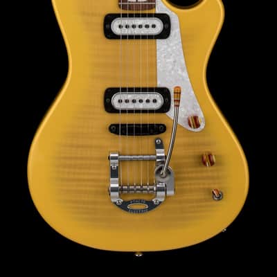 Powers Electric A-Type Select PF42 - Saffron Yellow Metallic Ghost Flame #B303 image 1