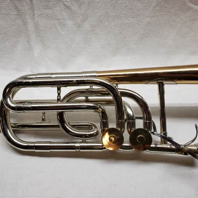 Olds Custom Crafted P-24G Bass Trombone - Double Independent Triggers image 7