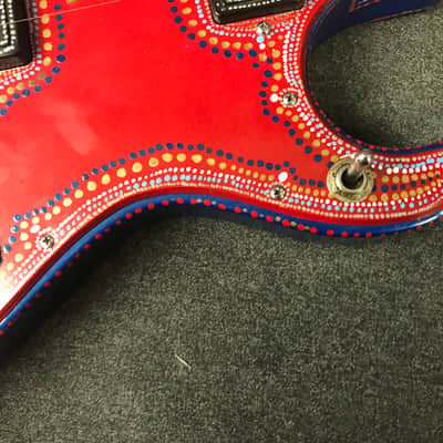 Peavey  T-15 Custom Folk Art Paint Job Southwestern Electric Guitar image 5