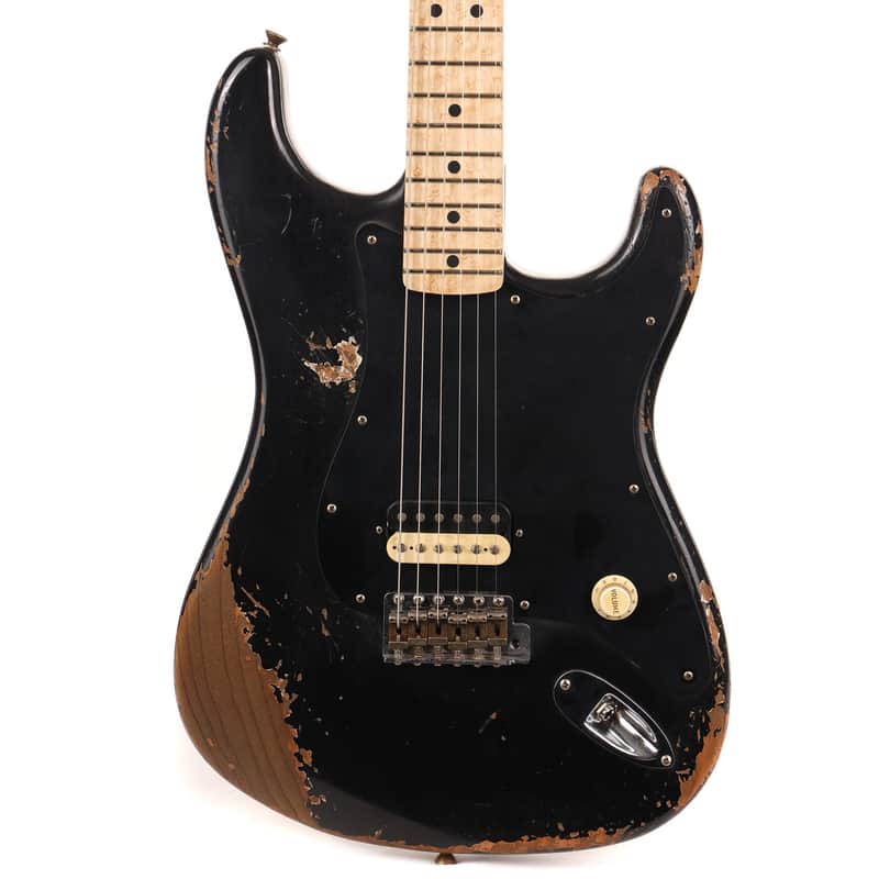 Mint Fender Custom Shop 1969 Stratocaster Masterbuilt Andy Hicks Heavy Relic Black image 1