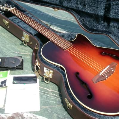 2011 K Yairi KYF-1 Electric Acoustic Guitar with Fishman Presys+ Pickup System+Hard Case image 1