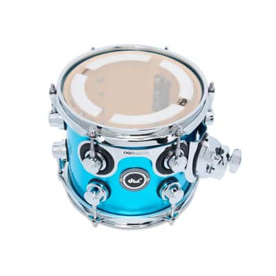 DW DWe Electronic/Acoustic Tom 8x7 Laser Blue Metallic image 2