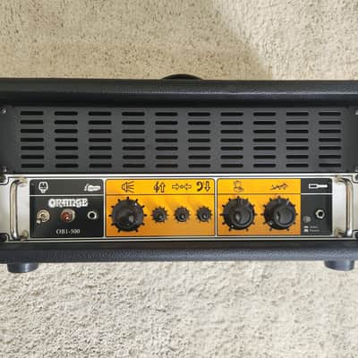 Orange OB1-500 500-Watt Bass Amp Head 2015 - Present with head shell image 2