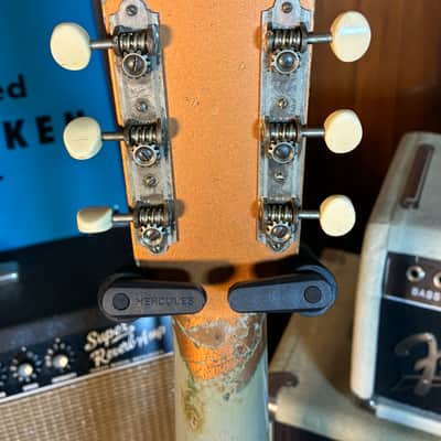 Harmony H44 Stratotone Electric Guitar w/Case -  Copper Bronze Finish (1950's) image 14