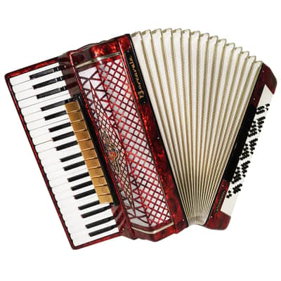 Barcarole Prominenz Piano Accordion made in Germany 120 Bass Buttons New Straps Case 2180, Powerful sound, Accordian for Adults image 4