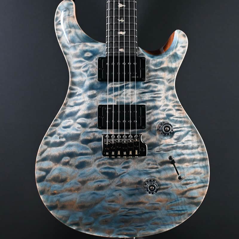 PRS Custom 24 Artist Grade One-Piece Quilt Indigo #899 image 1