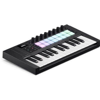 NOVATION LAUNCHKEY-MN25-MK4 Mk4 - Clavier maitre 25 mini-touches, 16 pads, 8 encodeurs, écran OLED image 3