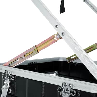 Gator Audio Mixer Rack Road Case 10U Top, 12U Side w/ Wheels image 7