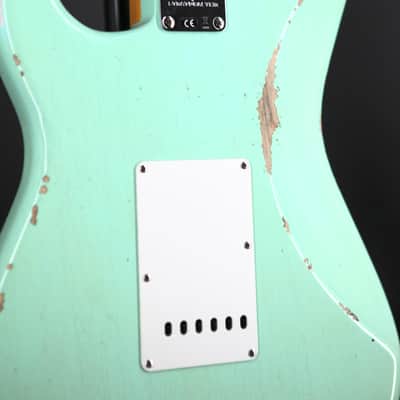 Fender Limited Edition Fat 1954 Stratocaster Relic - Faded Aged Surf Green image 11