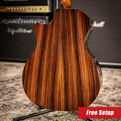 Taylor 414ce Studio Grand Auditorium Acoustic/Electric Guitar - Natural with Gig Bag image 2