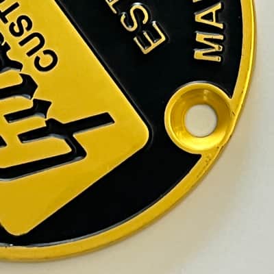 Metal Gold EST-1894 Guitar Toggle Switch Back Plate Cover for Les Paul Guitars image 3