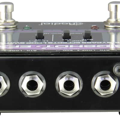 Radial BigShot EFX Effects Loop Switcher Switching Pedal with Mute Control and 2 Ground Lifts image 2