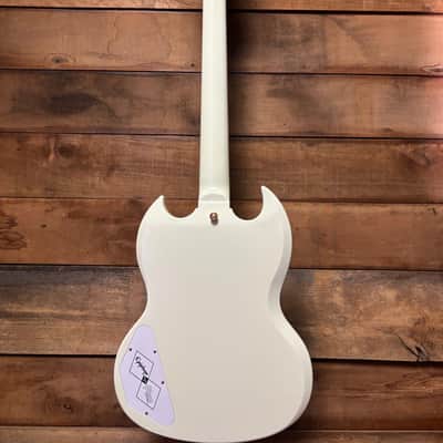 Epiphone Inspired by 63 Les Paul Custom Maestro Classic White w/case image 14