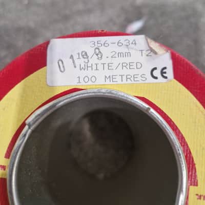 RS 16/0.2mm Equipment Wire Type 2 Red And White 100 Metres - High-Purity Copper - Excellent image 7