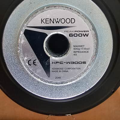 Kenwood Kf -w300s 12 inch car subwoofer 2000s - Black image 2
