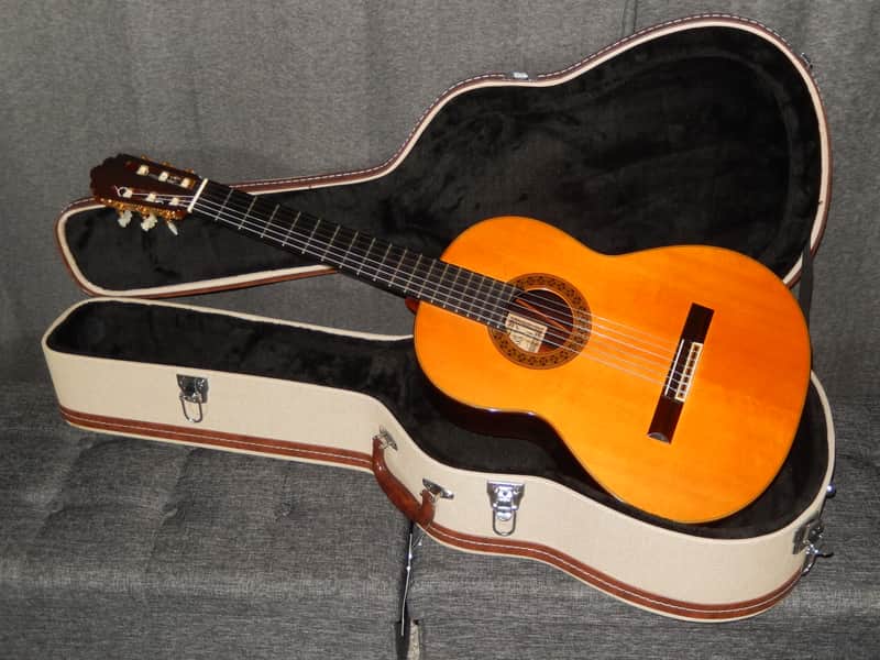 TOSHIHIKO TANAKA 20 1978 - PEDRO MALDONADO CLASS CLASSICAL/FLAMENCO CONCERT GUITAR - CEDAR/BRAZILIAN ROSEWOOD image 1