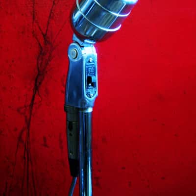 Vintage 1950's Electro-Voice 630 Omnidirectional Dynamic Microphone Hi Z harp mic w cable & rare Cannon XLR adapter 636 644 605 606 image 4